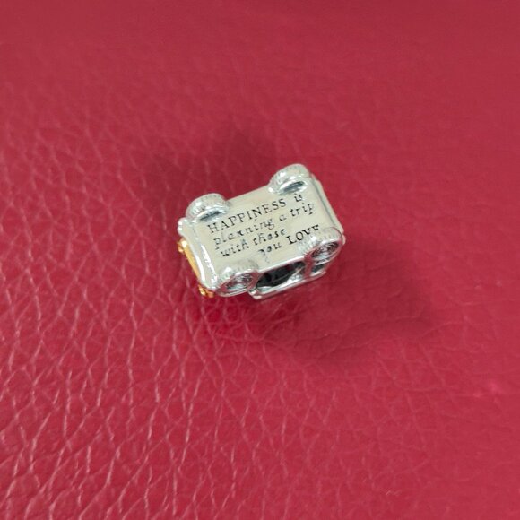 Two-tone Adventure Car Charm Sterling Silver - Picture 4 of 9